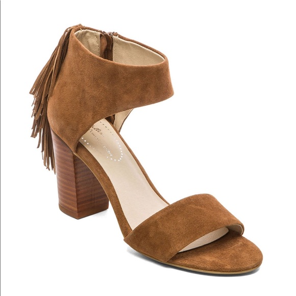 Seychelles Hello lovely Suede fringe open toe heel - Picture 2 of 8